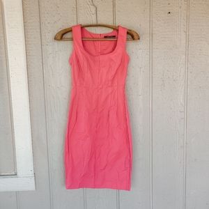 Bubblegum pink sheath dress